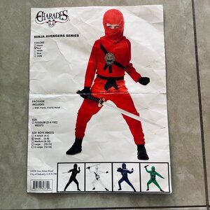 Costume Ninja Avengers Series Red Boys Small (6-8)
